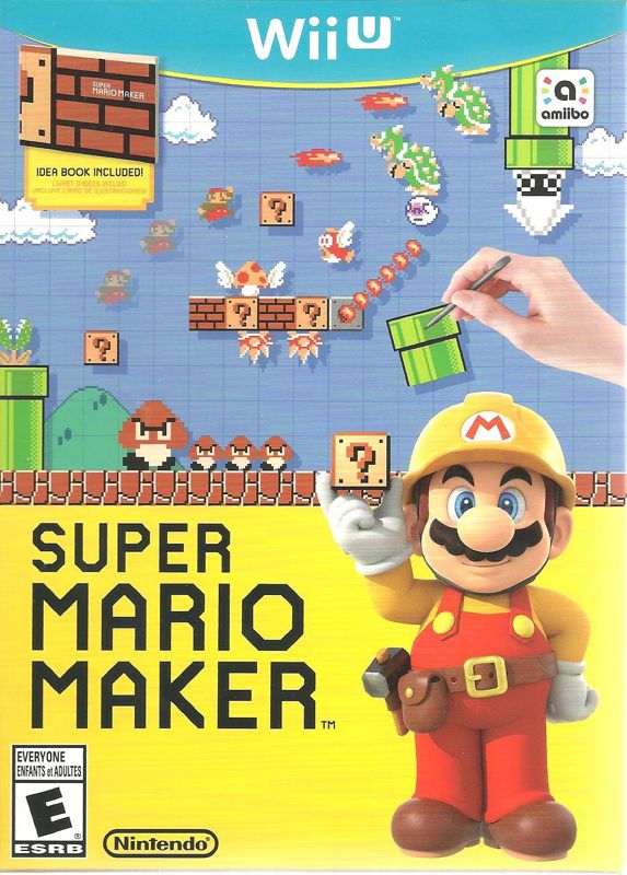 Super Mario Maker [Amiibo Bundle] box art for Wii U